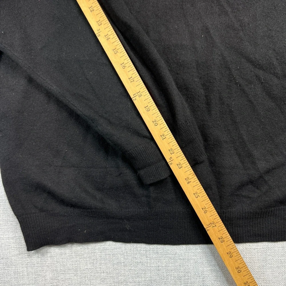 Jos A‎ Bank Traveler's Collection 100% Cashmere V-Neck Sweater Mens XXL Black